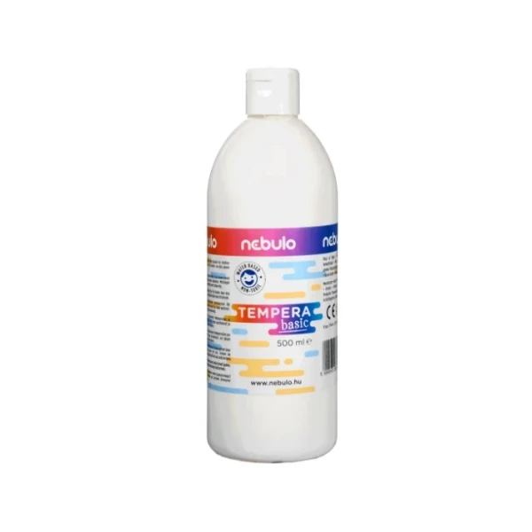 Nebulo: Fehér folyékony 500ml-es tempera palackban