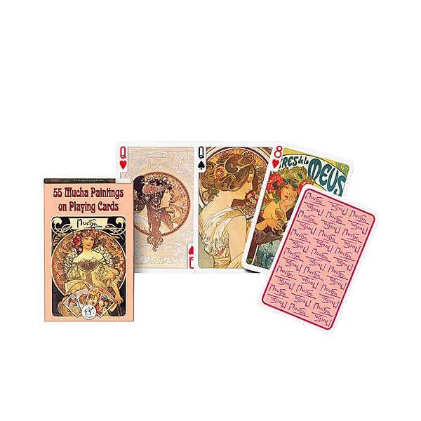 Exlkuzív römi kártya - Mucha 1x55 lap - Piatnik
