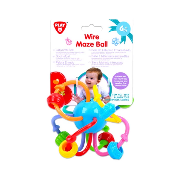 Playgo: Szivárvány labirintus bébilabda