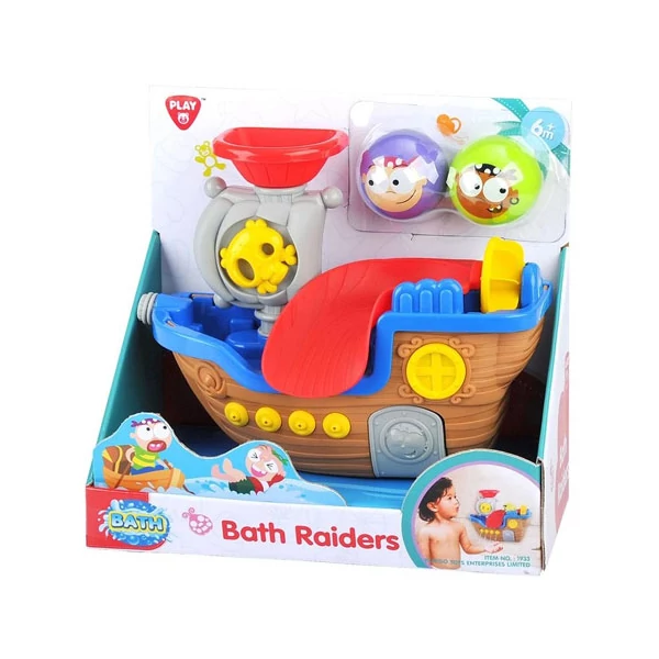 Playgo: Csúszdás kalózhajó fürdőjáték kiegészítőkkel