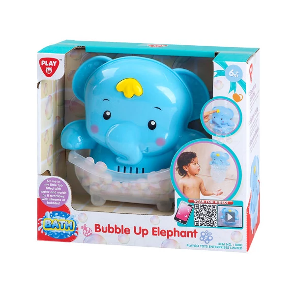 Playgo: Elefántos habfújó bébi fürdőjáték