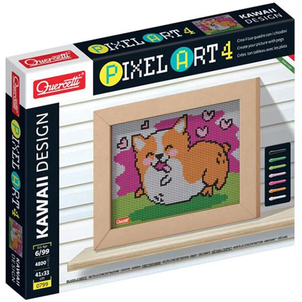 Quercetti: Pixel Art 4 Kawaii Corgi pötyi