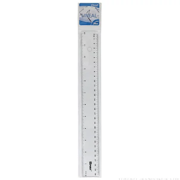 Spirit: Átlátszó műanyag vonalzó 30cm