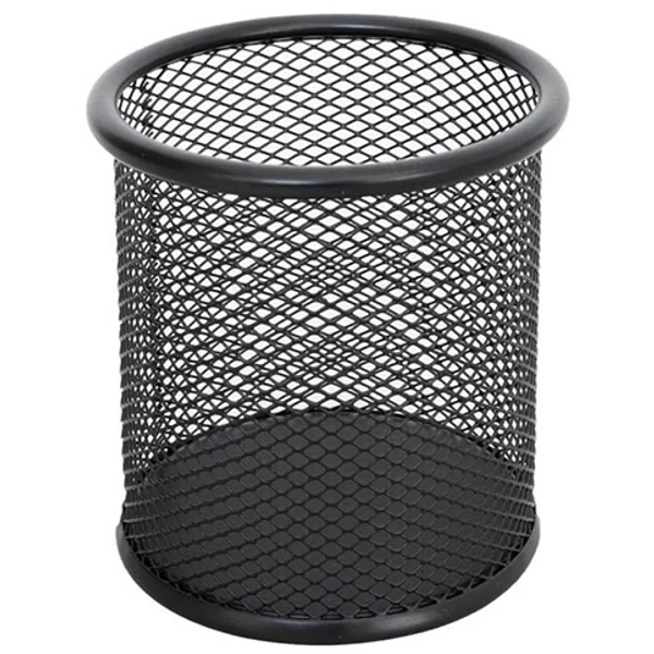 Spirit: Fekete fém ceruzatartó 9x10cm