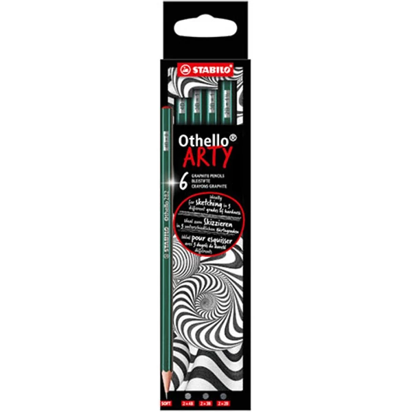 Stabilo: Othello Arty Soft grafit ceruza szett 6db-os