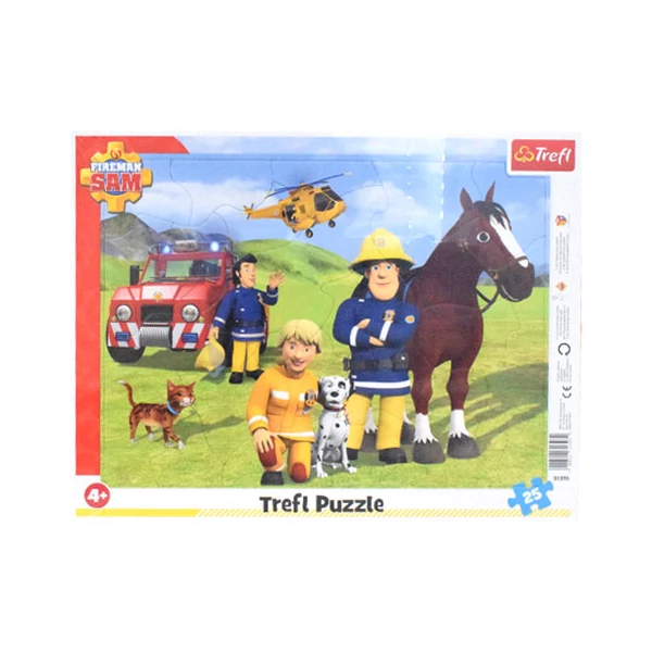 Sam a tűzoltó: Mindig őrségben 25 db-os keretes puzzle - Trefl