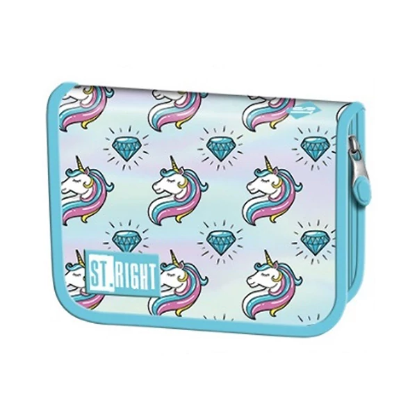 St.Right Pastel Unicorn kihajtható töltetlen tolltartó