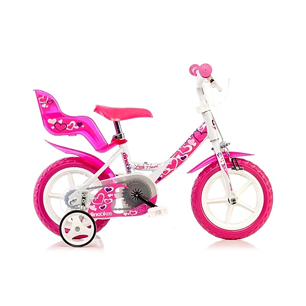 Szívecskés kerékpár 12-es méretben