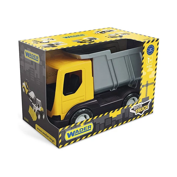 Tech Truck sárga dömper 23cm - Wader