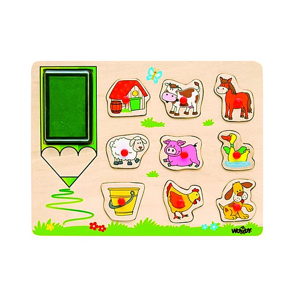 Farm állatos fa nyomdaszett