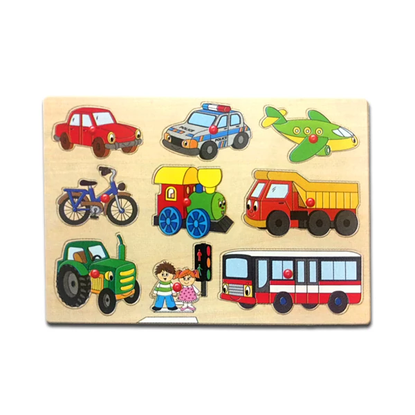 Fa Járműves formapuzzle