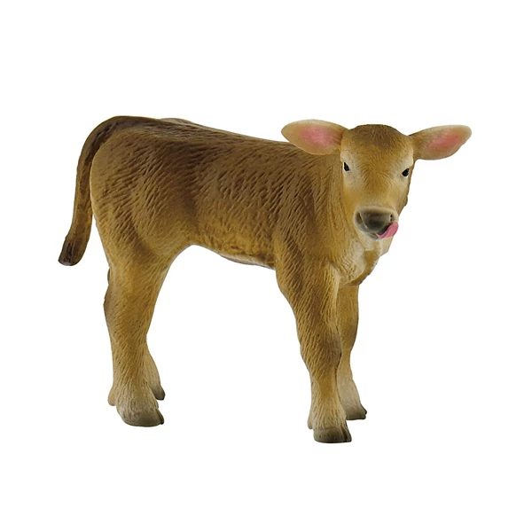 Alpesi tehén borjú játékfigura- Bullyland