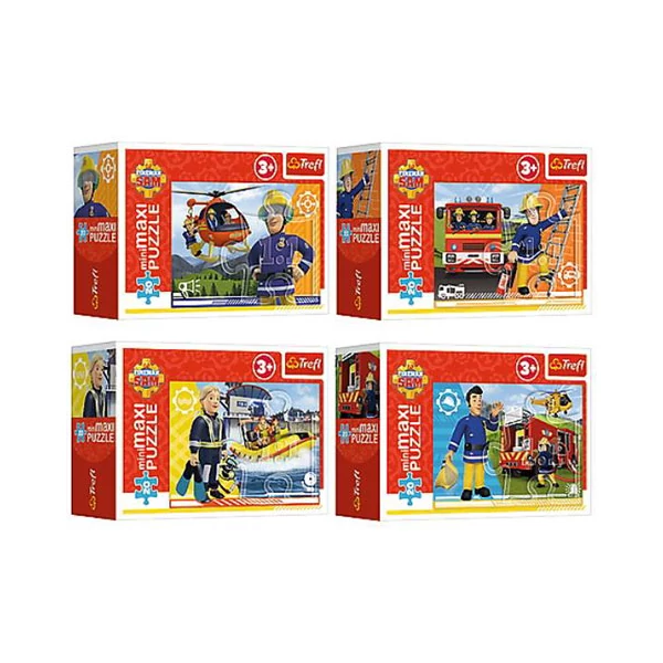 Tűzoltó Sam a hős mini maxi 20db-os puzzle 4 féle - Trefl