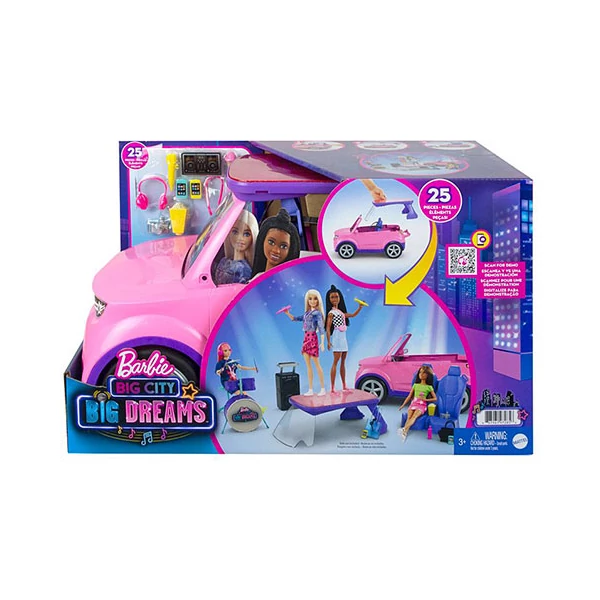 Barbie: Big City, Big Dreams Guruló színpad játékszett - Mattel