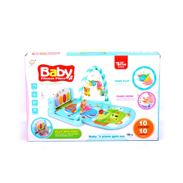 Állatos játszószőnyeg beépített zongorával