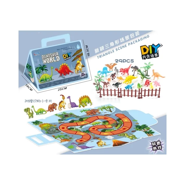 Dinoszaurusz játékszett 29db-os