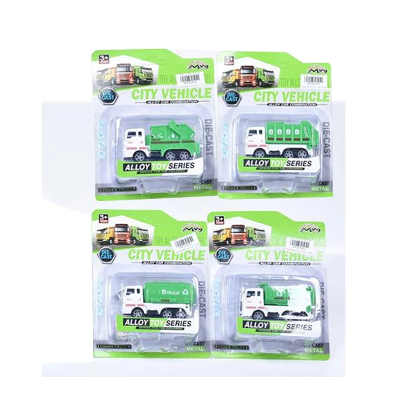 Fém szemétszállító járművek többféle változatban 1db