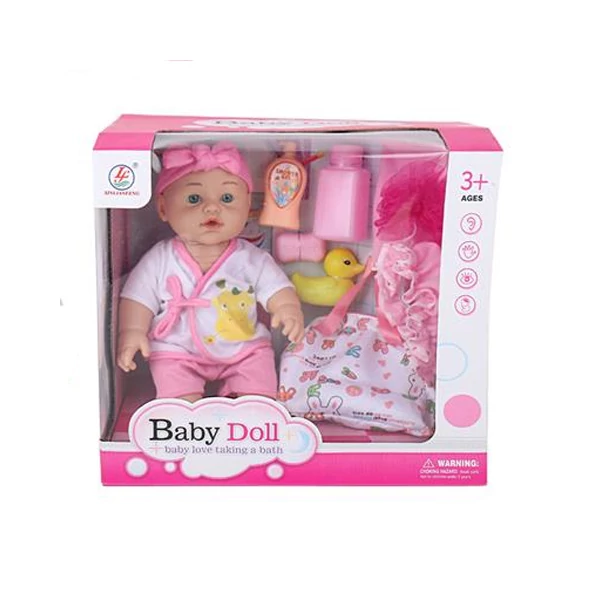 Baby Dolls újszülött baba fürdőszettel, kétféle változatban