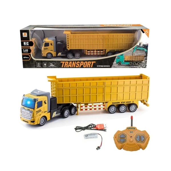 RC Távirányítós kőszállító kamion 1/48 27mHz