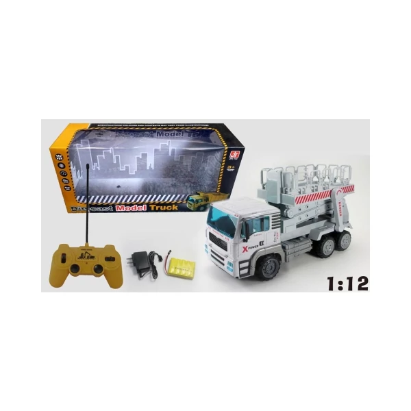 RC Távirányítós fém emelőkosaras teherautó 1/12