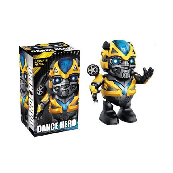 Elektromos táncoló robot fénnyel és hanggal