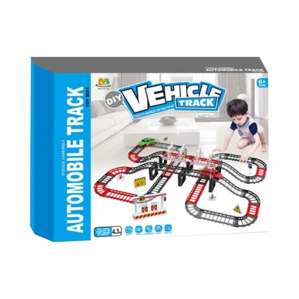 DIY Összeszerelhető elemes 4.3m-es autópálya kiegészítőkkel