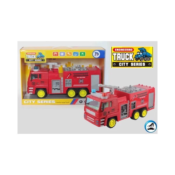 Tűzoltó teherautó modell 38cm-es