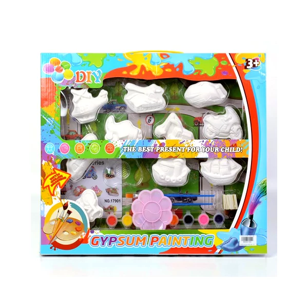 DIY gipsz szett formákkal és festékkel