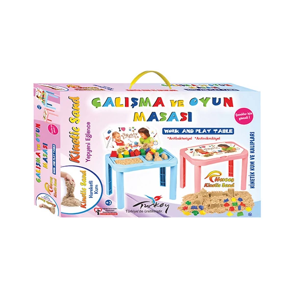 Kinetic Sand: Homokgyurmázó munkaasztal kétféle színben