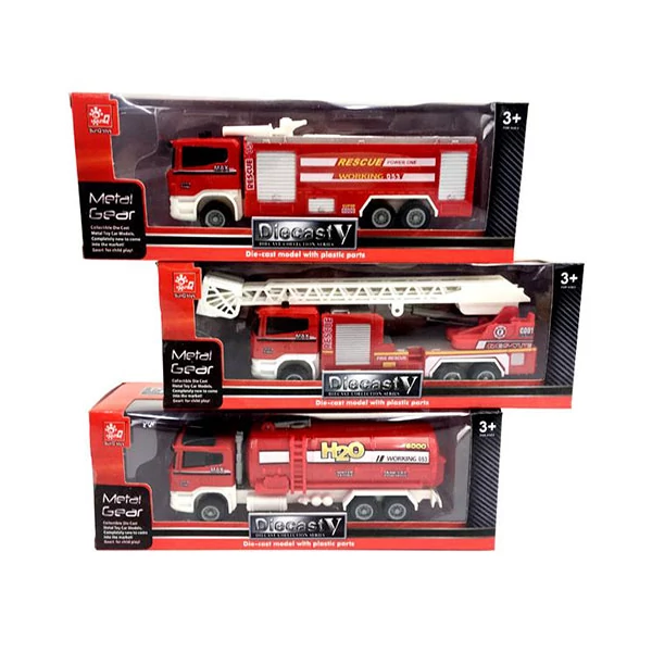 Tűzoltósági járművek többféle változatban