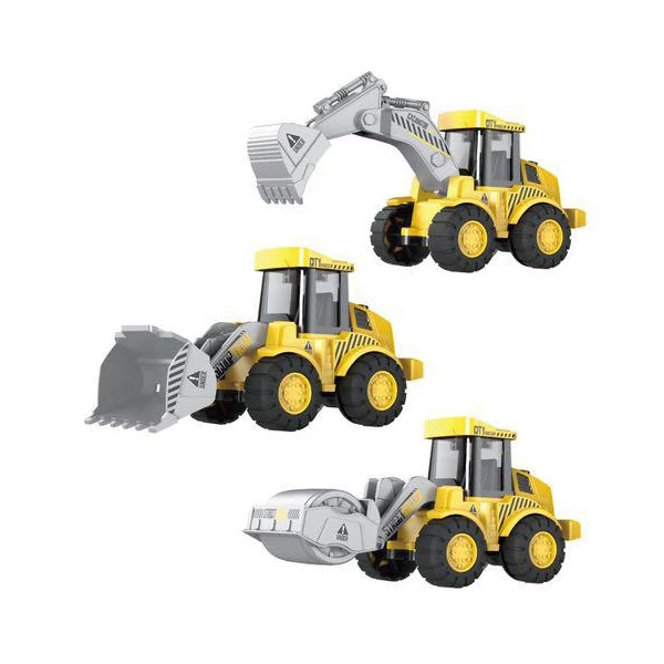 Sárga munkagépek többféle változatban