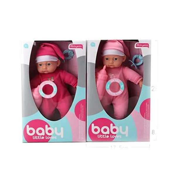 Pizsamás csecsemő baba cumival cumisüveggel kétféle változatban