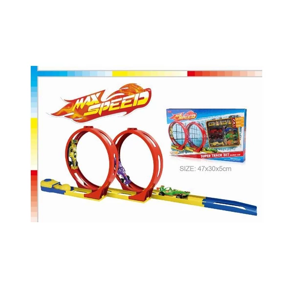 Max Speed versenypálya dupla hurokkal