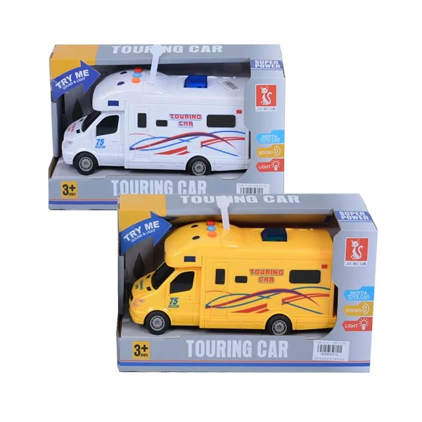 Lakóautó fénnyel és hanggal kétféle változatban