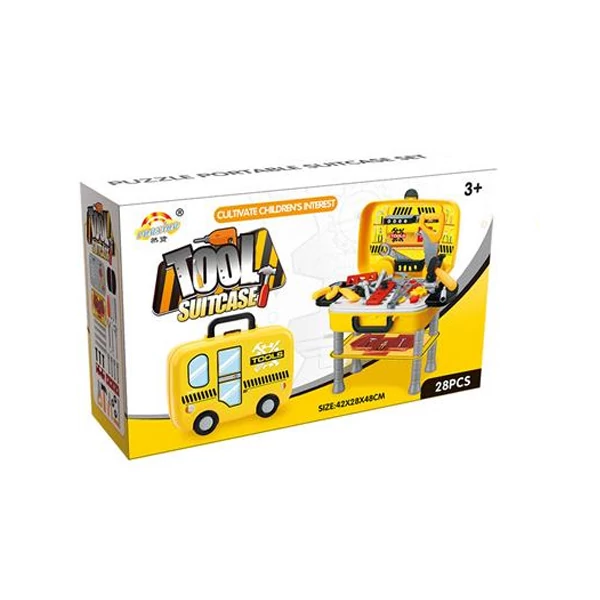 2az1-ben szerszámos láda és asztal kiegészítőkkel