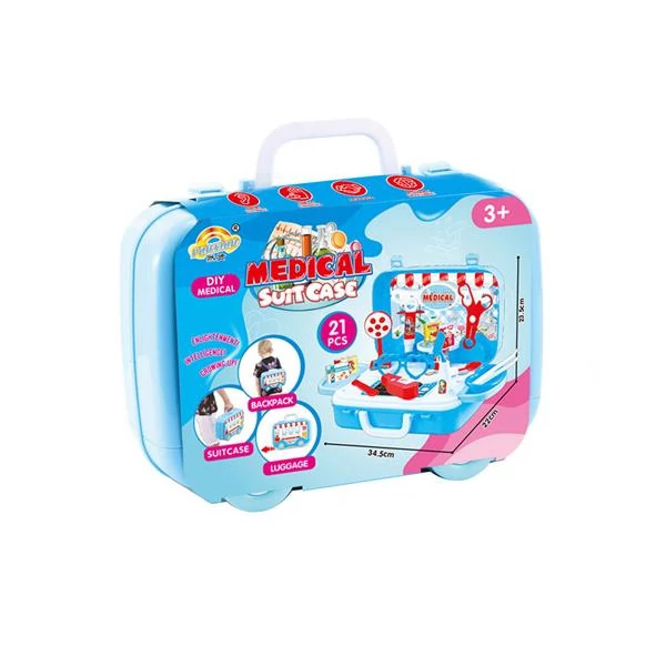 Játék orvosi szett bőröndben kiegészítőkkel