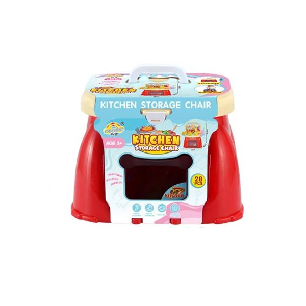 Játékkonyha szett hordozható ülőkében 32x35,5x23cm