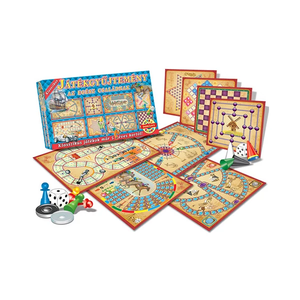 Klasszikus játékgyűjtemény az egész családnak - D-Toys