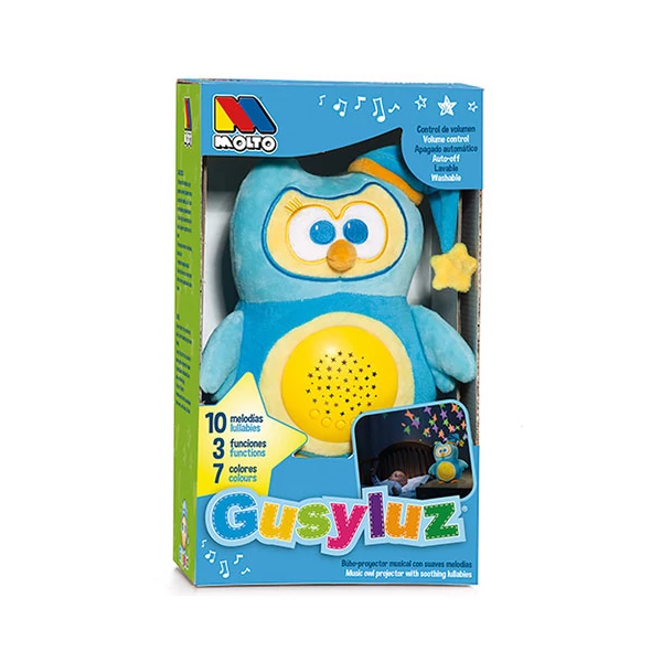 Molto: GusyLuz baglyos éjszakai zenélő projektor