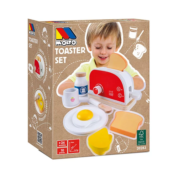 Molto: Nature fa kenyérpirító játékszett