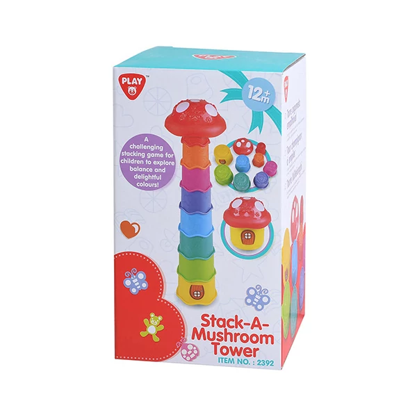 Playgo: Gombaház toronyépítő játék