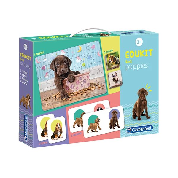 Kölyök kutyusok 4 az 1-ben játékszett - Clementoni