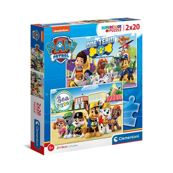 Mancs őrjárat 2x20db-os puzzle - Clementoni