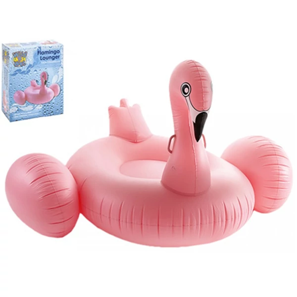 Flamingó felfújható úszósziget 150x154x95cm