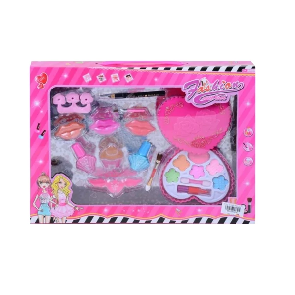 Fashion nagy sminkes szett szív alakú palettával