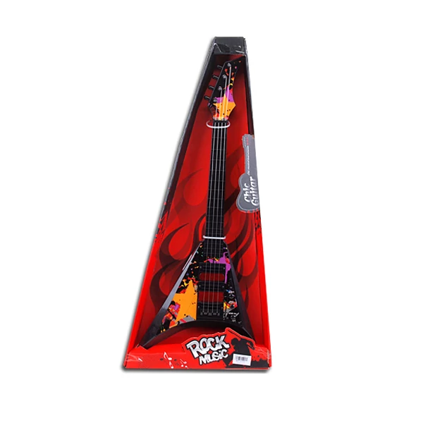 Elektromos gitár fény és hangeffektekkel