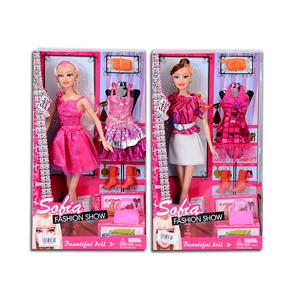 Sofia Fashion Show Divatikon baba extra ruhával és kiegészítőkkel 2 változatban