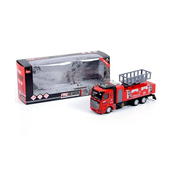 Tűzoltó teherautó emelőkosárral 1/48