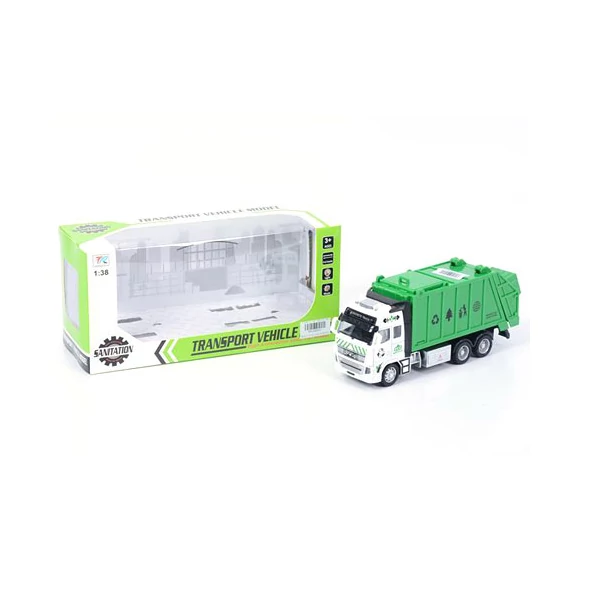 Szelektív hulladékgyűjtő kamion fénnyel és hanggal 1/38
