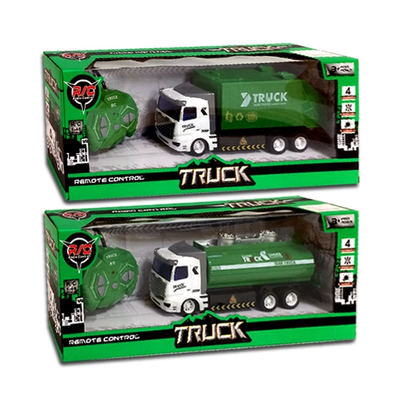 RC Kukás- vagy tartálykocsi távirányítós autó fénnyel 1/48